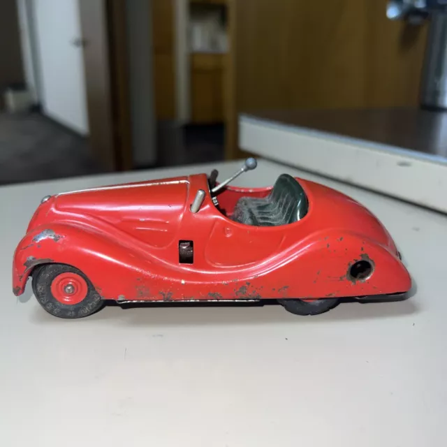 Vintage Schuco Examico 4001 Windup Tin Metal Car works fine/no Key