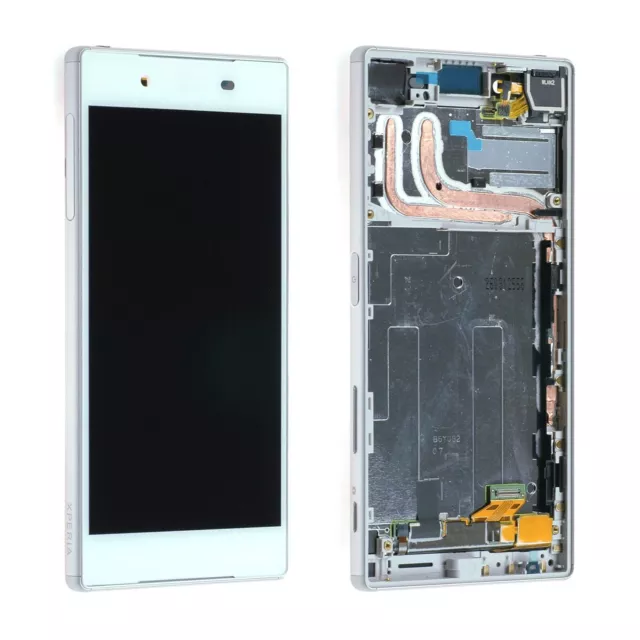 Sony Xperia Z5 E6603 / E6653 LCD Display-Einheit mit Rahmen weiß white - NEU -