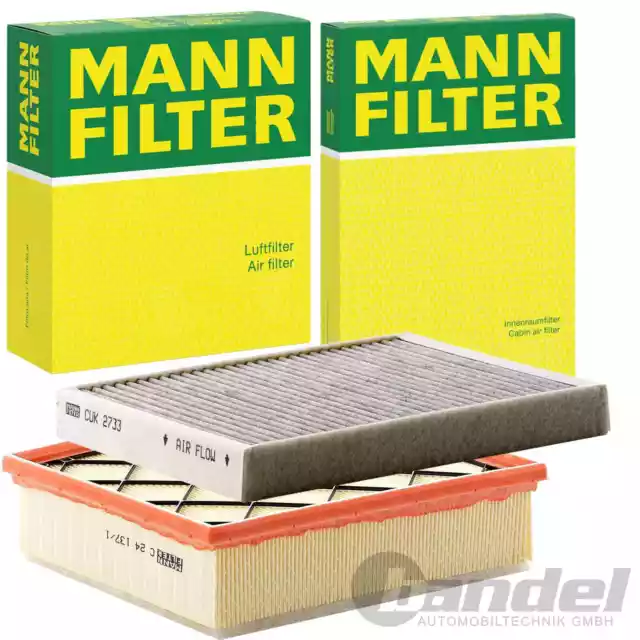 MANN FILTER FILTERSET passend für 2.0+2.5 VOLVO S60 S80 II V60 I V70 III XC60/70