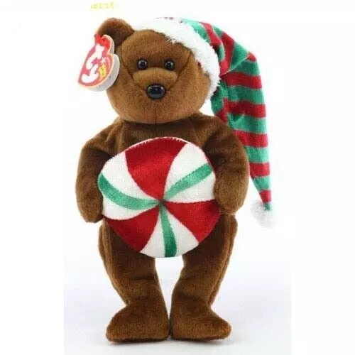 TY Beanie Baby - YUMMY the Holiday Bear 8.5"...NEW with Mint Tags