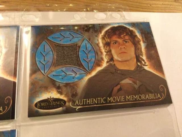Topps- LOTR Evolution- Costume Card- Merry’s  Travel Cloak