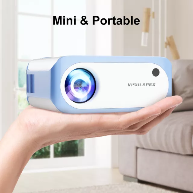 Mini Portable 4K Projector 10000LMS 1080P 5G WiFi Bluetooth Video Home Theater 3
