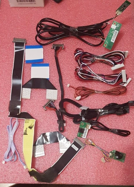 Christie Uhd751-P 75" Lvds Cabel 30088246 Ir Sensor Wifi Module Wiers Power Butt