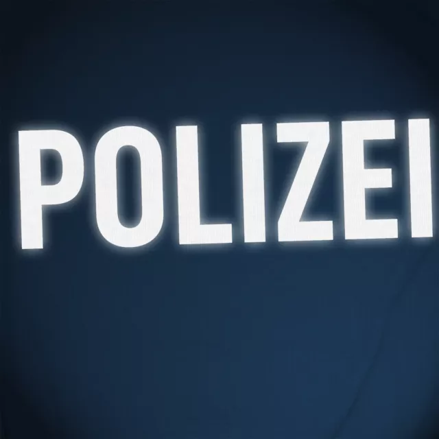 T-Shirt für Polizei Police Druck beidseitig Fan TShirt Fun Kult S-5XL 2