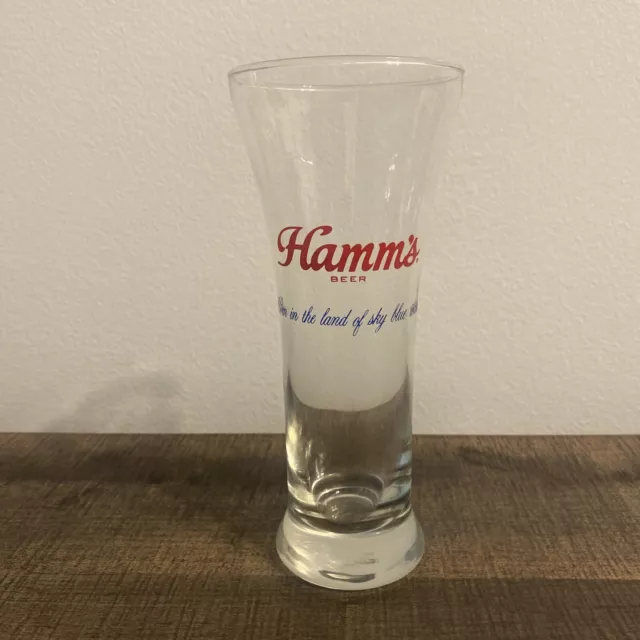 Libbey Glass Hamm’s Beer 8oz Pilsner