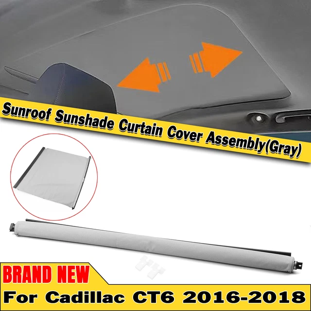 1x Sunroof Shade Curtain Cover Assembly For Cadillac CT6 2016-2018 23494802 Grey