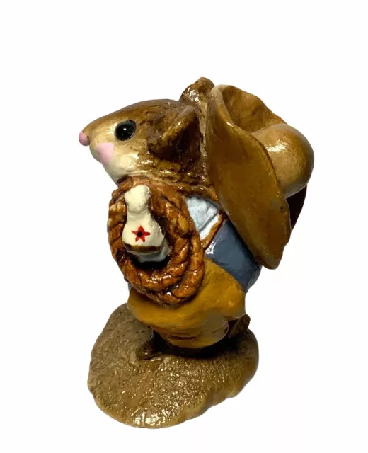 Wee Forest Folk: “Rope Em Mousey’ Western, Lasso, Rare 1983 M-25 2