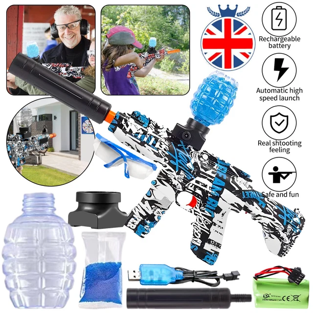 ELECTRIC GEL BALL Blaster QUSLITREL Eco-Friendly Gel Water Bead Blaster ...