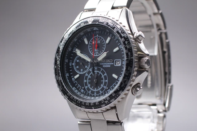 Seiko Chronograph 7T92 FOR SALE! - PicClick