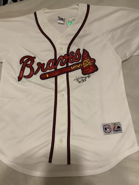 Dale Murphy Hand Signed Atlanta Braves Jersey W/ Beckett Coa + Mvp Inscription