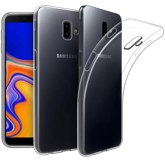 Vitre Protection Film Verre trempé écran pour Samsung J6 2018 J6+ Coque Silicone 3