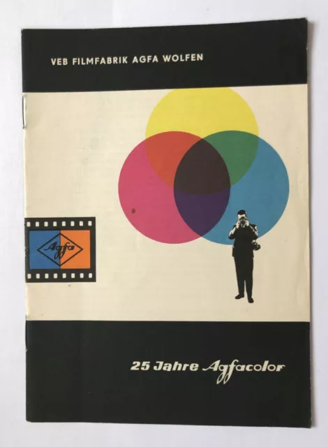 VEB Filmfabrik Mincing 25 Years Agfacolor 1961 GDR Camera Brochure