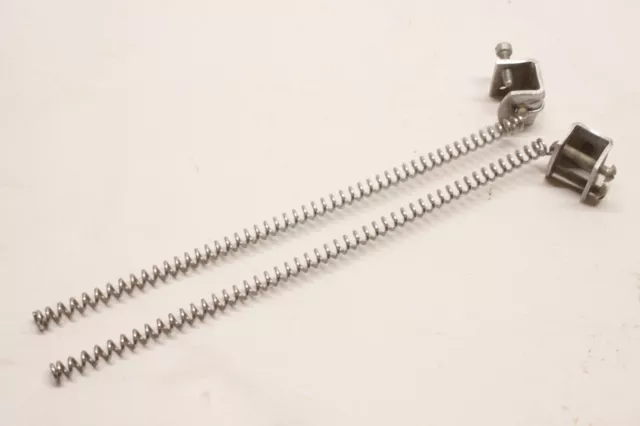 NOS Vintage Passenger Car Accessory Front Fender Chrome Curb Feelers Pair Parts