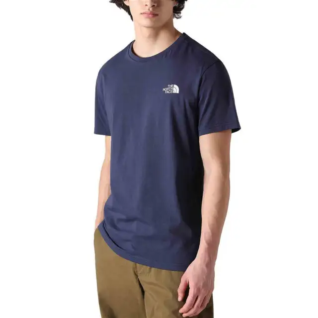 The North Face T-Shirt da Uomo Simple Dome Blu Taglia S Codice 2TX5-8K2