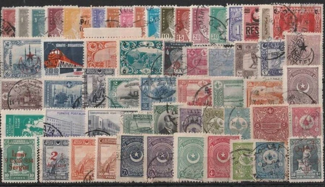 Osmanisches Reich / Türkei, Lot alte Briefmarken (WO0905), gestempelt