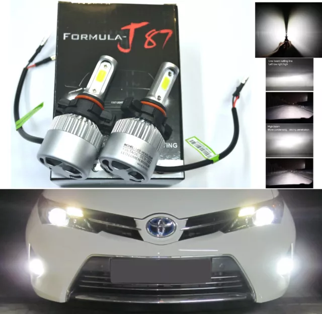 LED Kit N2 72W PS24W 5202 H16 6000K White Two Bulbs Fog Light Replace Upgrade OE