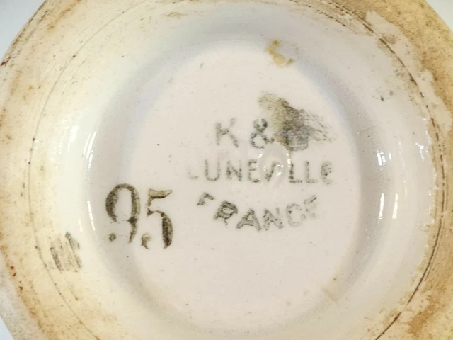 Petit Bol en faience K.G LUNEVILLE 9