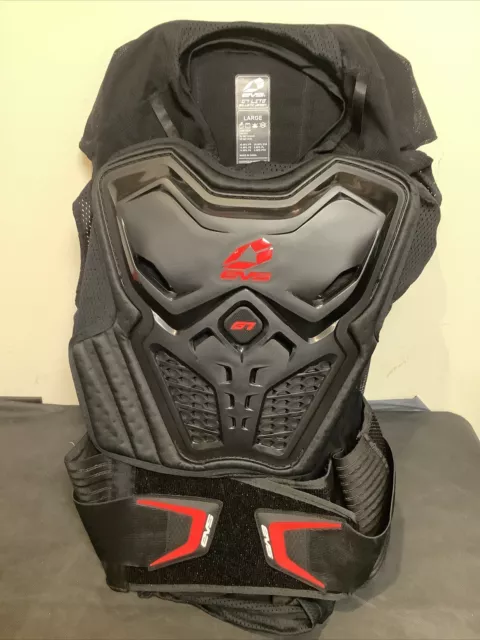 EVS G7 Lite ballistischer Protektor Trikot schwarz groß - Motocross MX Offroad