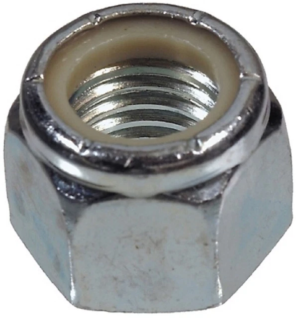 Hillman 880556 Zigrinato Filo Zincato Nylon Inserto Dado di Bloccaggio 0.8cm 18