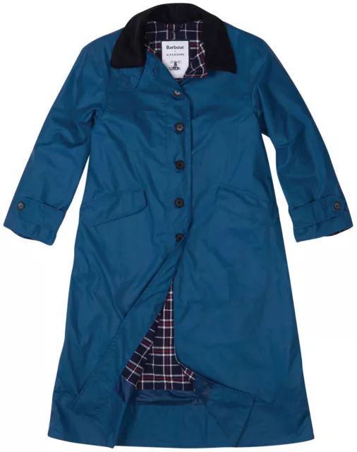 Barbour cropped maisie waxed shop cotton coat