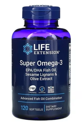 Life Extension - Super Omega-3 - 120 Softgels - New Stock - Exp: April 2025