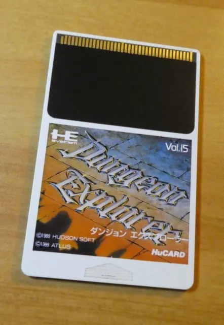 Game/Jeu Nec Pc-Engine Hu-Card Rare Japanese Dundeon Explorer Japan 1994