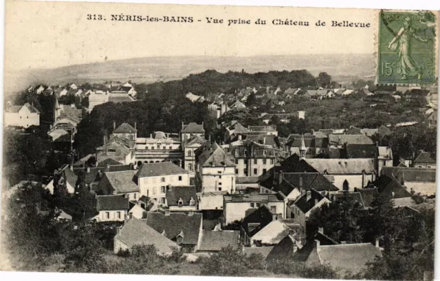 CPA NÉRIS-les-BAINS - view taken from the Chateau de Bellevue (262732)