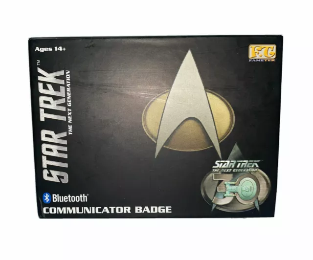 Star Trek TNG Bluetooth Communicator Badge 30th Anniversary Version ** NEW **