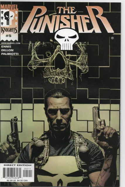 Marvel Knights Punisher Vol 3 Issue 5 Comic Rare High Grade NM 9.0 Ennis Dillon
