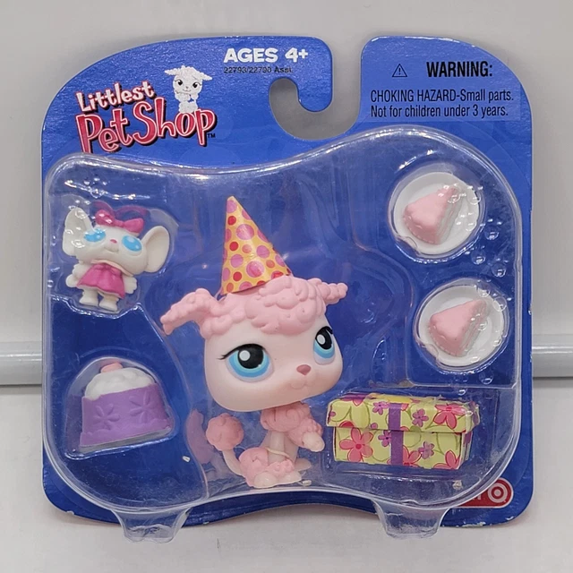 LITTLEST PET SHOP Pink Poodle Birthday Cake Present2005 Target