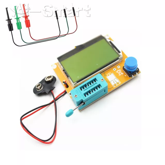 LCR-T4 Transistor Tester Mega328 LCD Display Diode Triode Capacitance ESR MOS