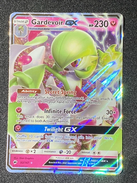 Pokemon - Gardevoir GX 93/147 Half Art Holo UR - SM Burning Shadows