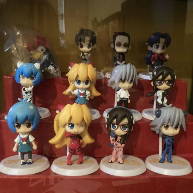 Evangelion Figure Petite Eva Asuka Rei Mari Kaworu Shinji Misato Penpen Lot 12