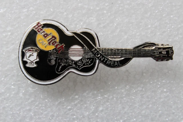 Hard Rock Cafe Montreal 1999 Elvis Presley Black Guitar #5884
