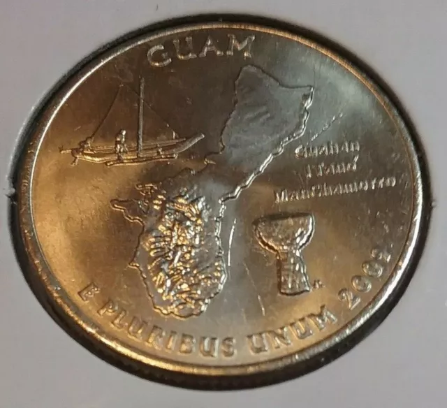 2009 Guam P Territory Quarter - BU - Uncirculated