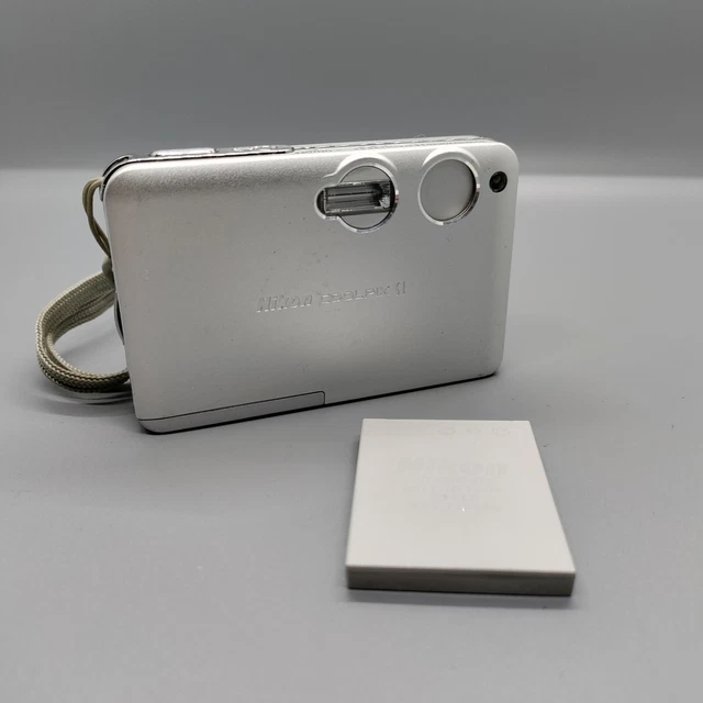 Nikon Coolpix S1 5.1 MP Compact Digital Camera Silver Tested