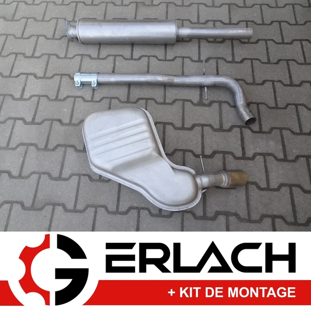 Ligne D'échappement Complète Pour VOLVO XC70 I 2.4 193CH - 2 Silencieux - Homologation E