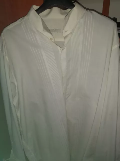 camicia uomo da cerimonia bianca tg l/44