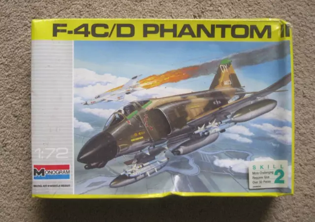 Monogram F-4C/D Phantom Jet Model Kit 5451 ( SEALED ) Monogram F-4C/D Phantom Jet Model Kit 5451 ( SEALED )