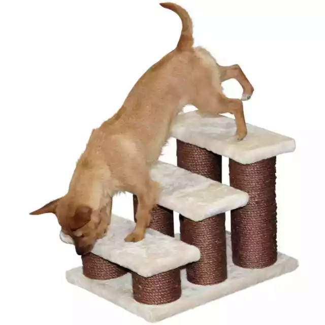 Kerbl Scala per Animali Domestici 45x35x34 cm Marrone Scaletta per Cani Gatti Ke 3