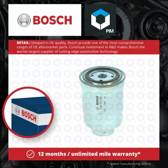 Fuel Filter fits MITSUBISHI PAJERO/SHOGUN Mk2 2.3D 82 to 86 4D55-T Genuine Bosch