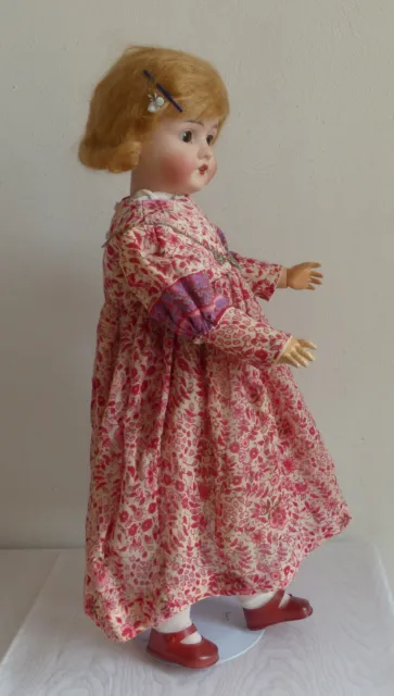 antike Porzellankopfpuppe Queen Louise von Armand Marseille fürs Ausland 58 cm