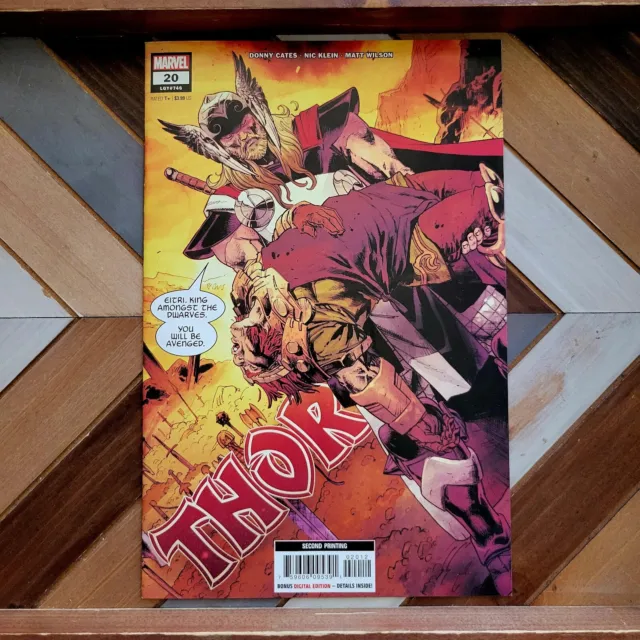 THOR #20 (Marvel 2021) Donny Cates, 2nd Print, cover featuring Eitri! NM, unread