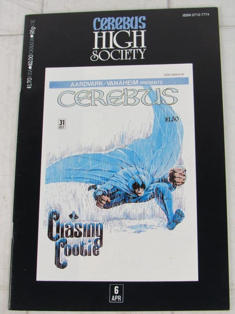 Cerebus: High Society #6 Apr. 1990 Aardvark-Vanaheim