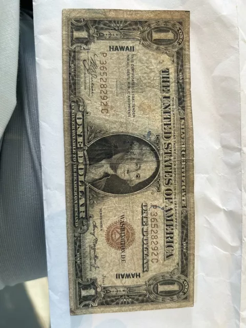 Fr. 2300* 1935-A $1 One Dollar *Star* “Hawaii” Silver Certificate 
