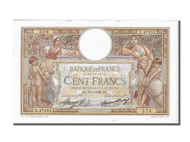 [#104411] Banknote, France, 100 Francs, 100 F 1908-1939 ''Luc Olivier Merson'',