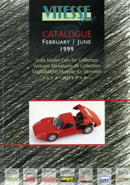 Model Catalogues Magazine Book Booklet Vitesse Catalog Vitesse 1999 Febru