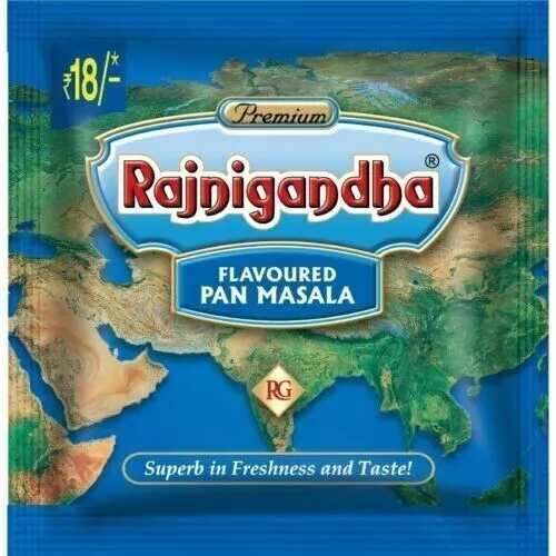 Rajnigandha Pan Masala Premium Assainisseur de bouche aromatisé Pack de 4...
