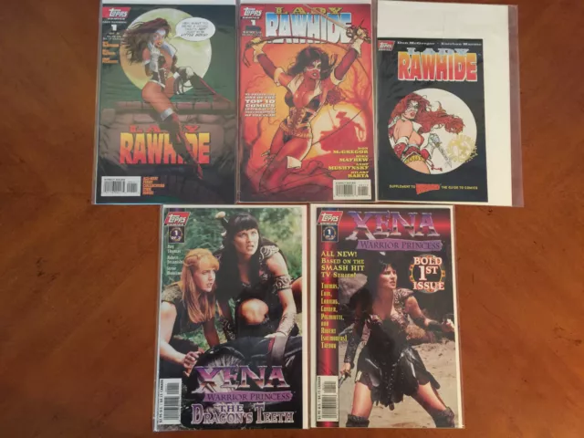 Lot of 6 Sexy Lady's in Comic Books - Lady Rawhide & Xena Warrior Princess