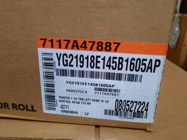 Adp - Cased "A" Coil - Yg21918E145B1605Ap - 1.5 Ton - R410A Txv - Upflow   Br2